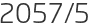 2057년5월