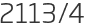 2113년4월