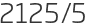 2125년5월