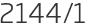 2144년1월