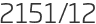 2151년12월