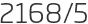 2168년5월