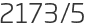 2173년5월