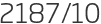 2187년10월