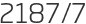 2187년7월