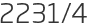 2231년4월