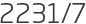 2231년7월