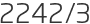 2242년3월