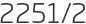 2251년2월